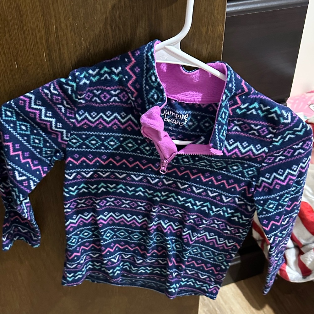 Jumping Beans Pink and Blue Kids' Pullover